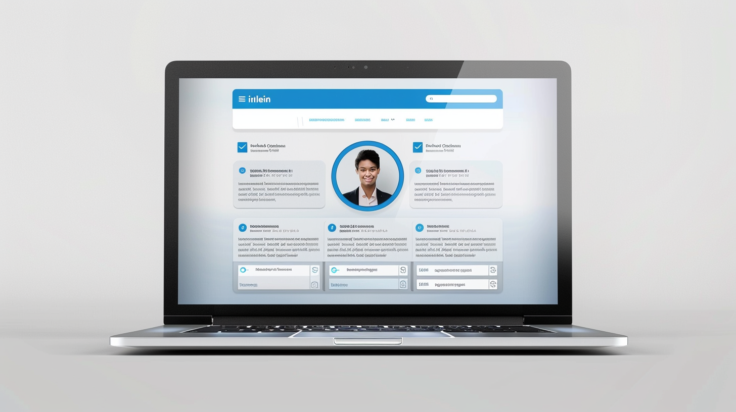 Exemple de profil LinkedIn avant optimisation